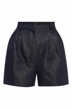 Pleated denim shorts, zdjęcie 1 Pleated denim shorts od Alaia